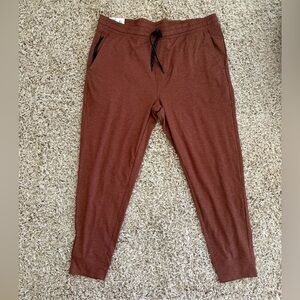 NWT Members Mark Favorite Soft Jogger XL - Rust Brown